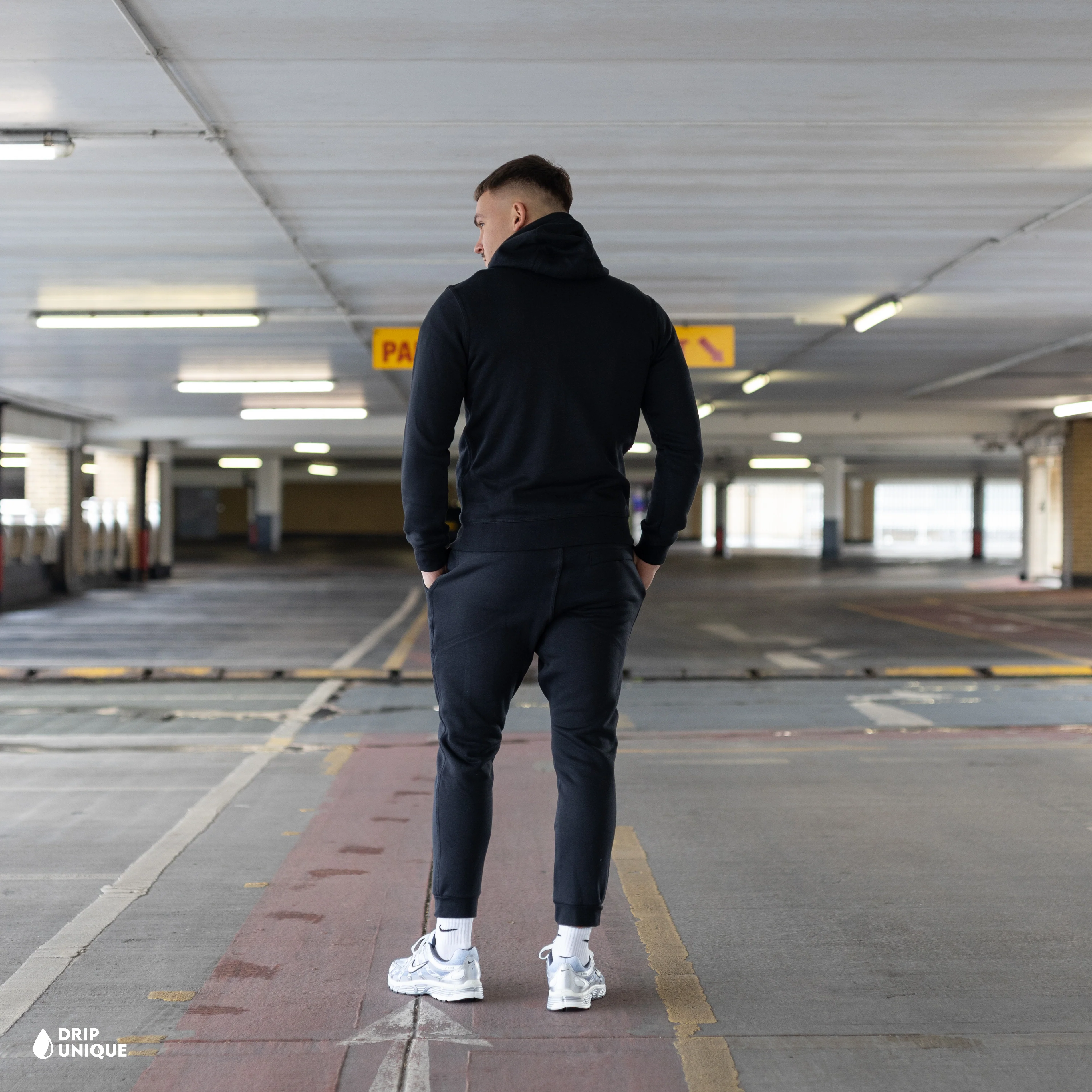 Nike Club Fleece Set Black - Image 4