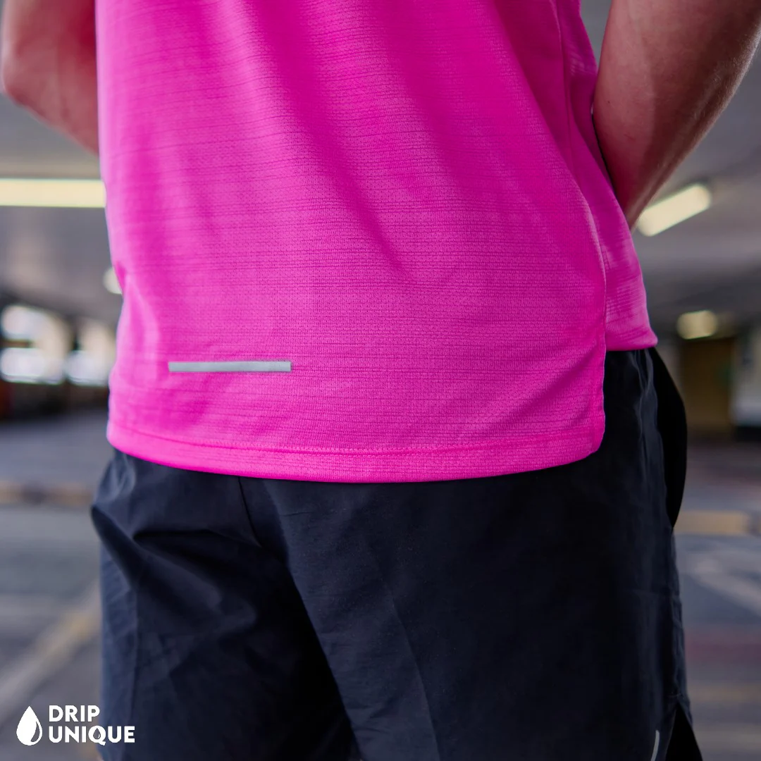 Nike Miler T-Shirt Hot Pink - Image 7